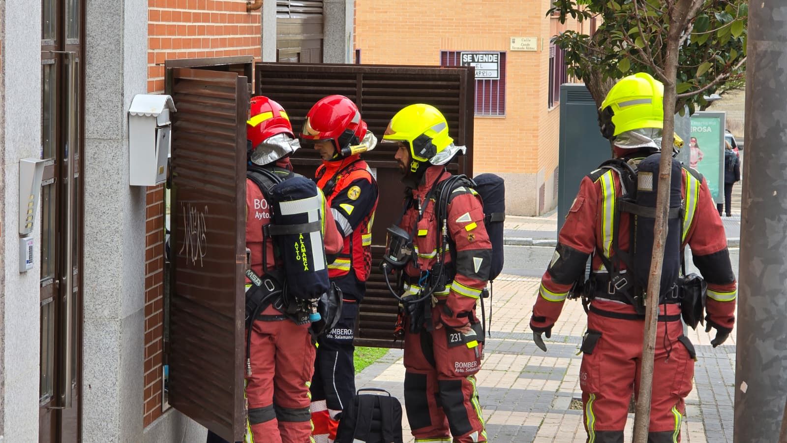 Fuga de gas en la calle de los Toreses
