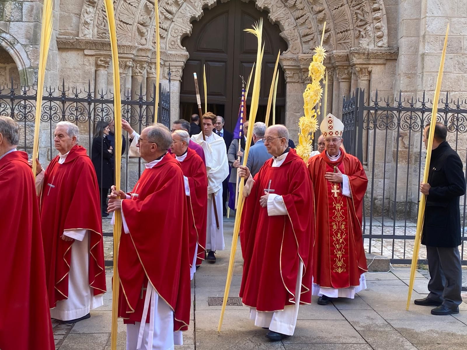 GALERÍA | Zamora celebra la bendición de palmas en este Domingo de Ramos