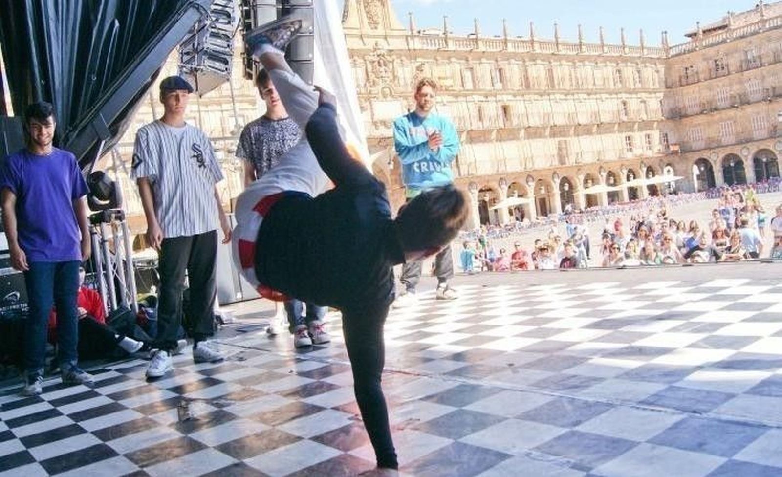 Batalla de breakdance en la Plaza Mayor