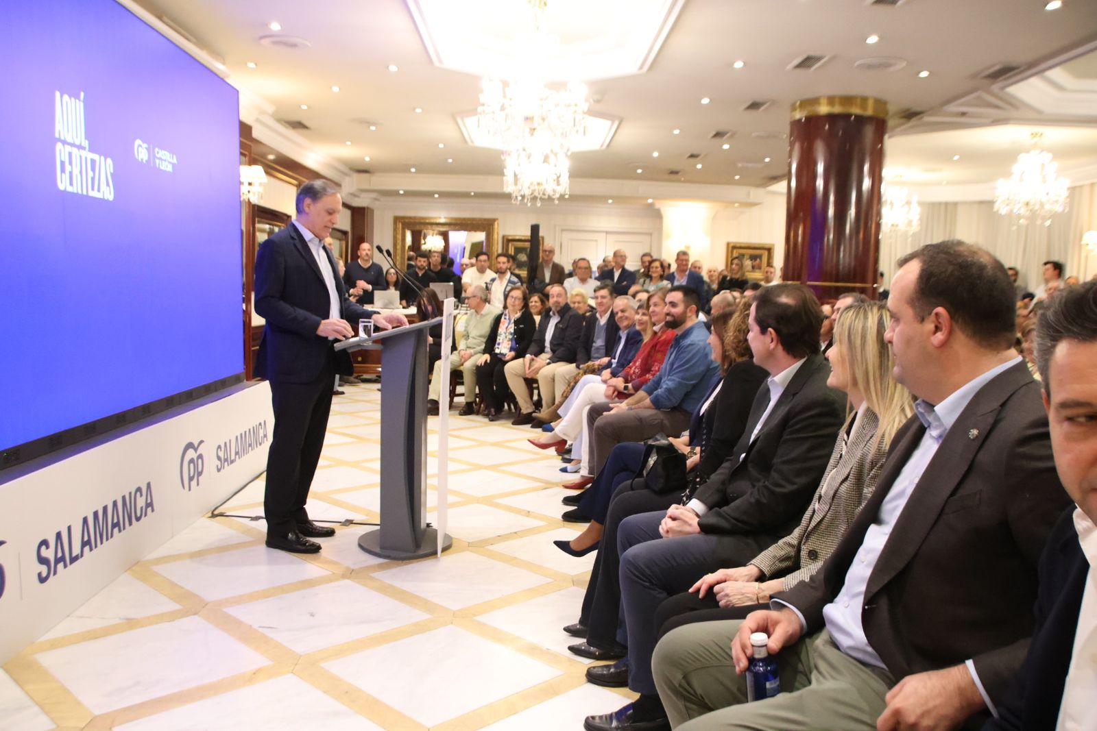 Mañueco junto a Carbayo prearranque campaña