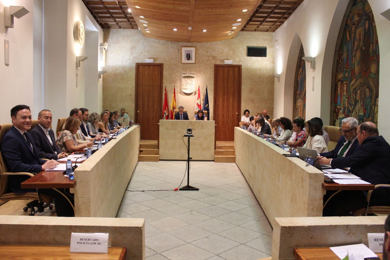 Pleno del Ayuntamiento de Salamanca.