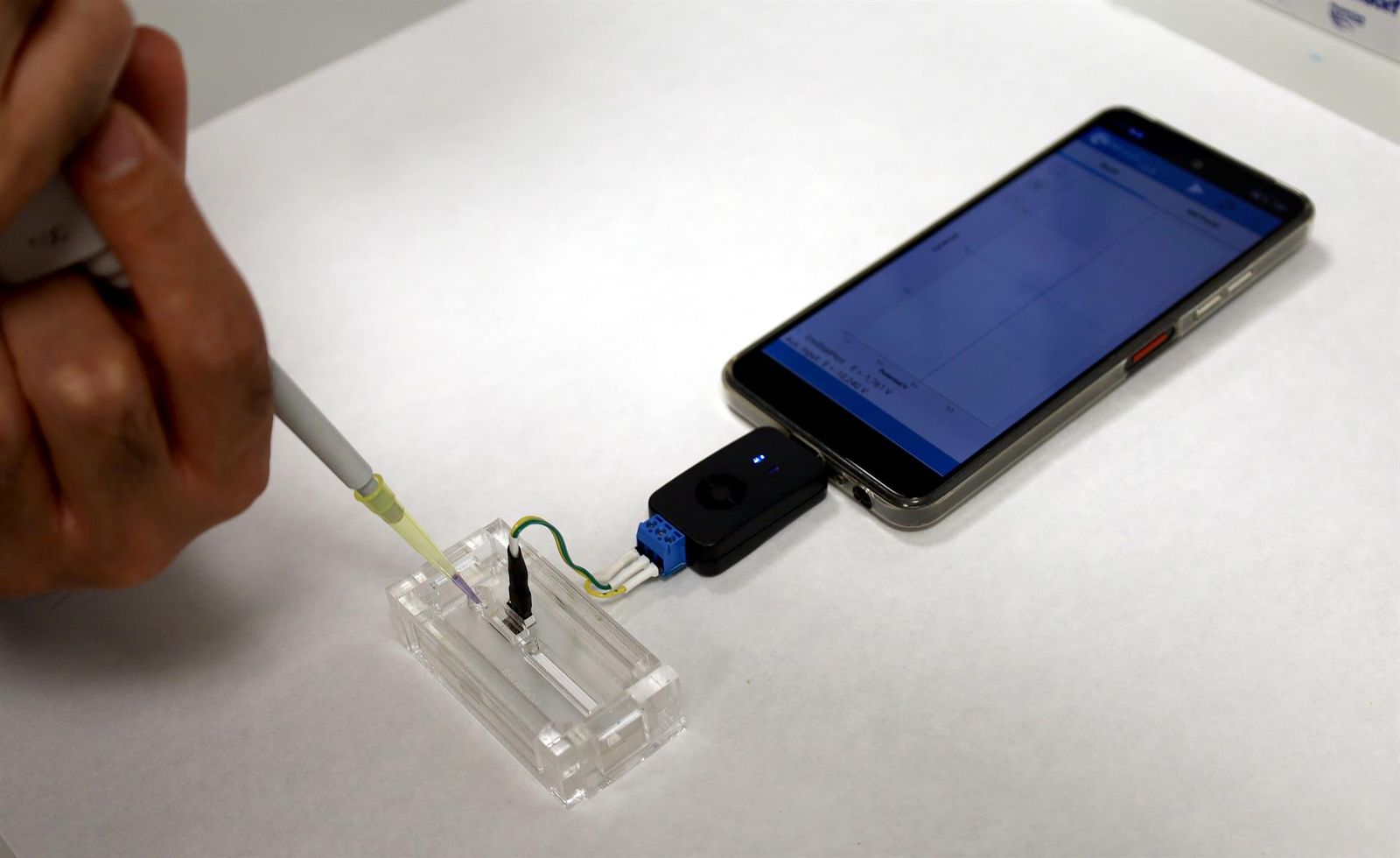 Imagen del nuevo test de diagnóstico. - IMB-CNM-CSIC