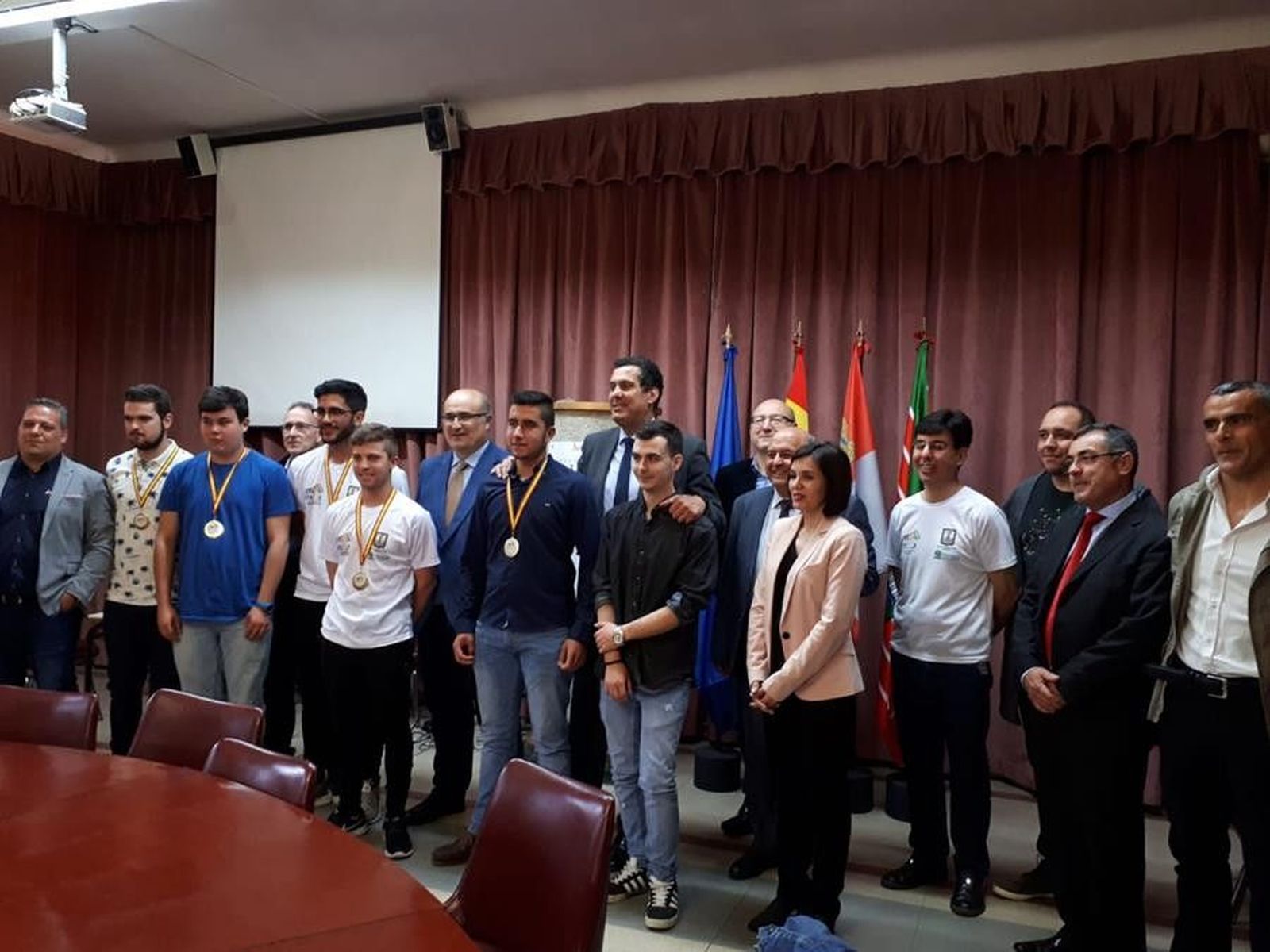 Ganadores de una edición anterior de los Skills Castilla y León