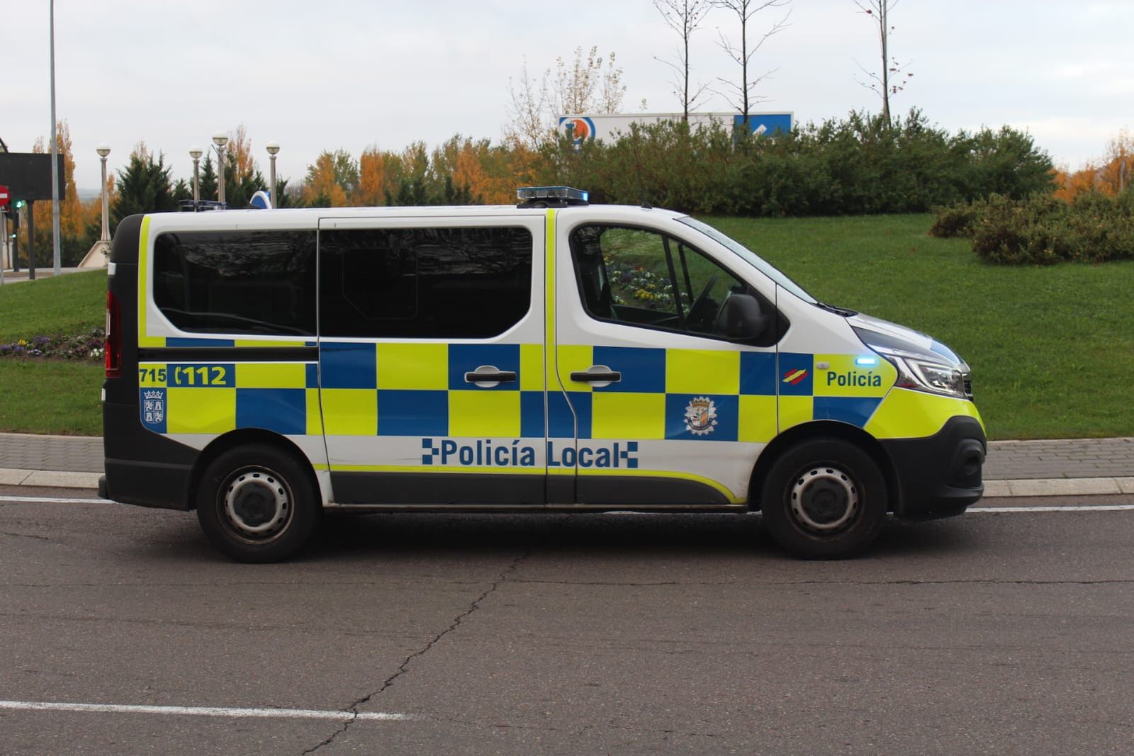 Furgoneta de atestados de la Policía Local de Salamanca