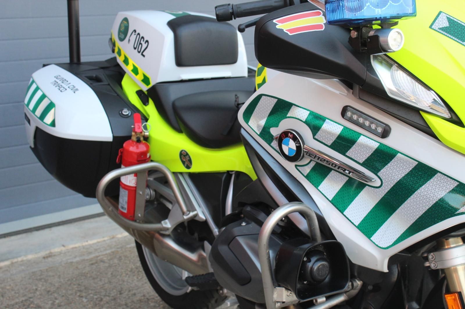 Moto de la Guardia Civil de Tráfico