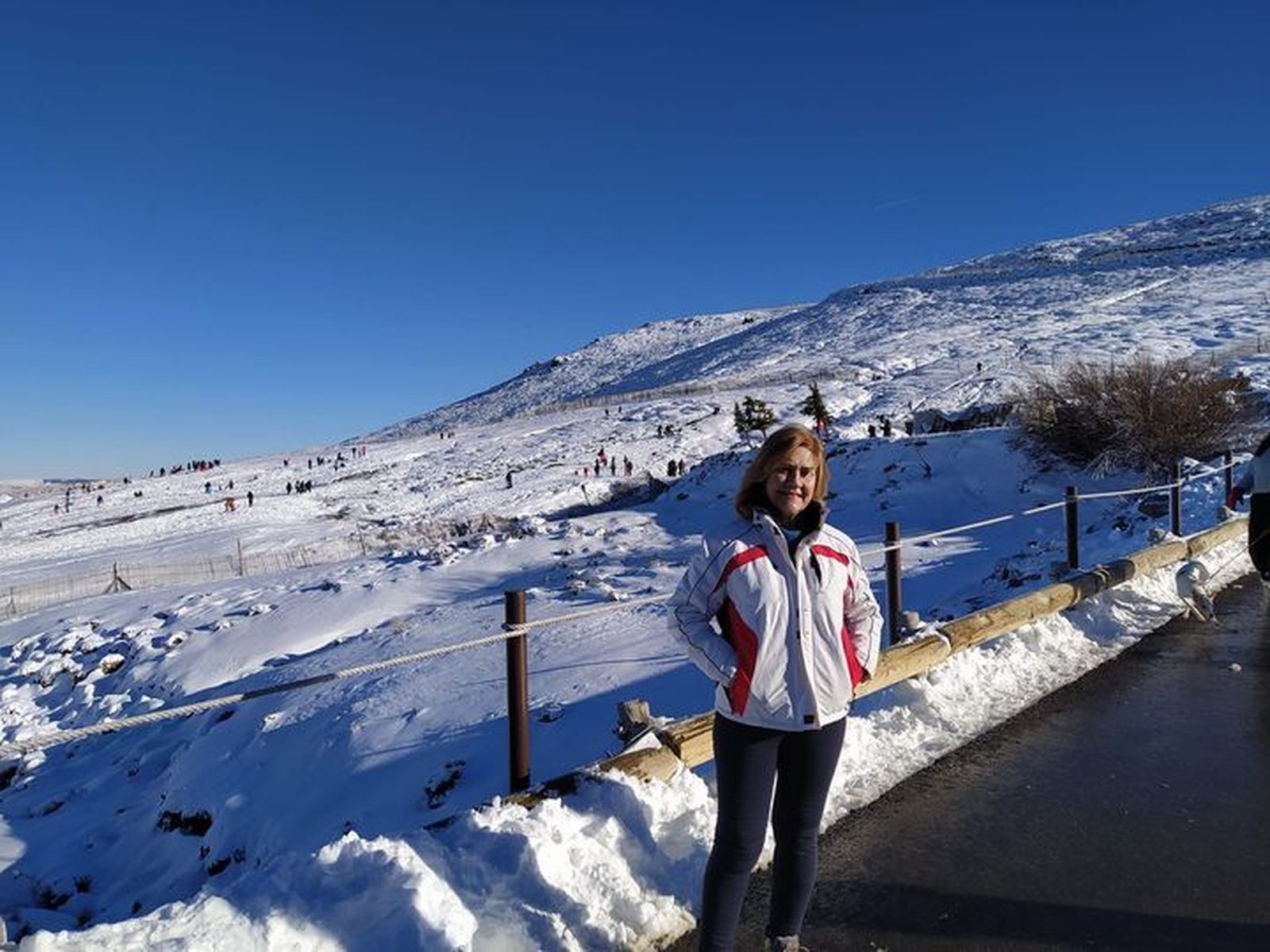 Estado de la nieve en la Covatilla este fin de semana. Foto Puri Pozo