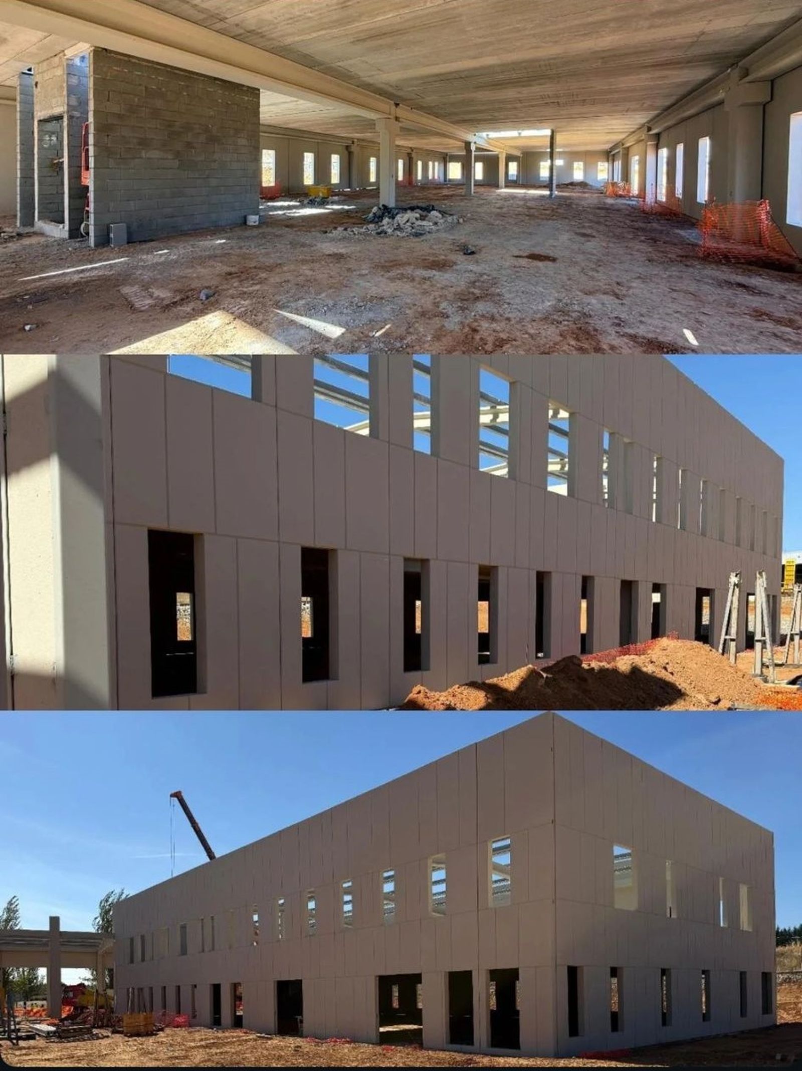 Avances obras Parque de Bomberos Zamora