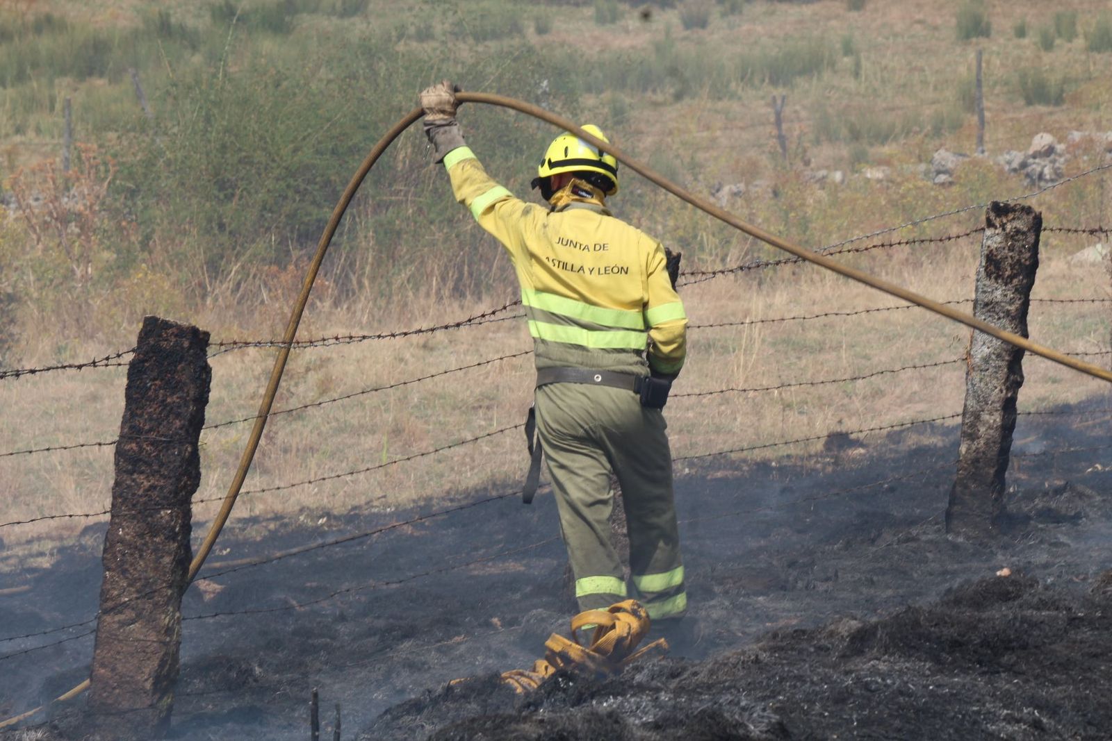Foto de archivo de un Incendio forestal. Fotos Carlos H.G