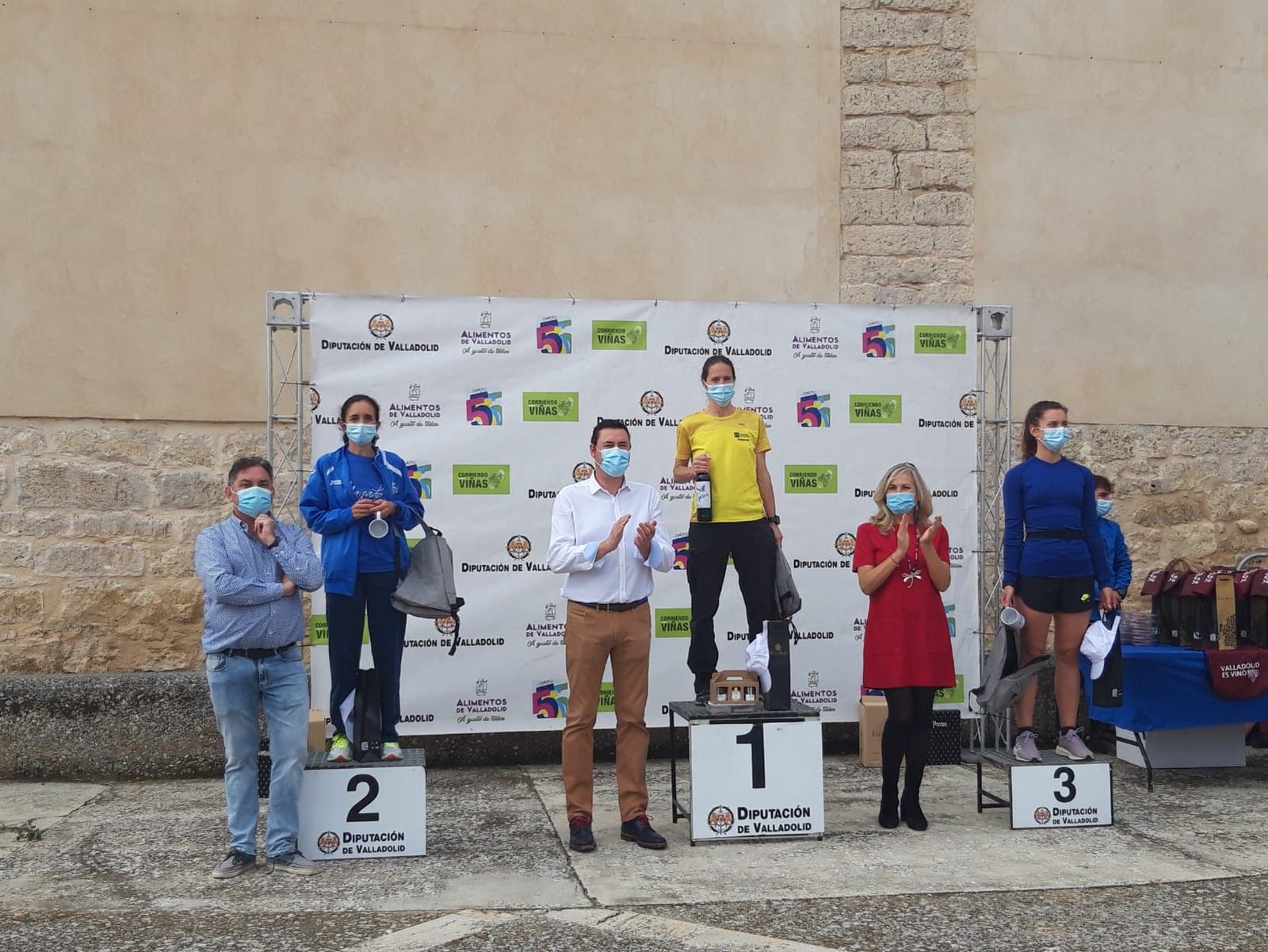 Podio María Teresa Ramos en el Entreviñas