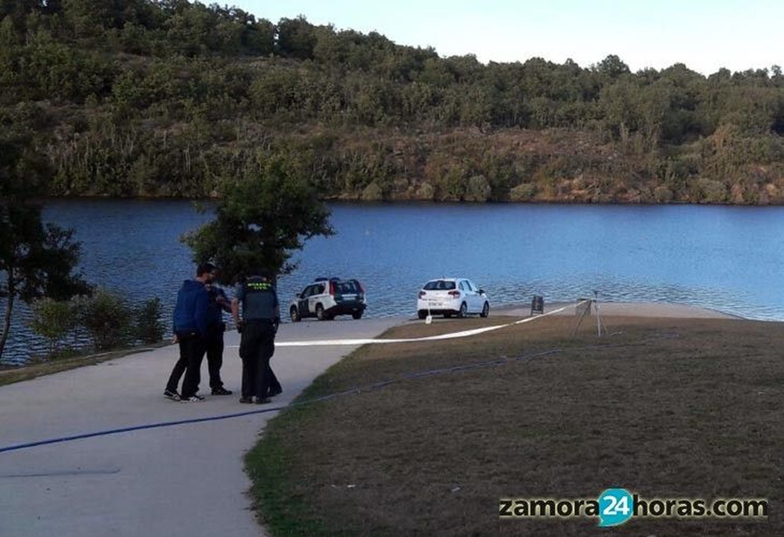 Encuentran un cadáver en el embalse de Valparaíso. Fotografía de archivo.