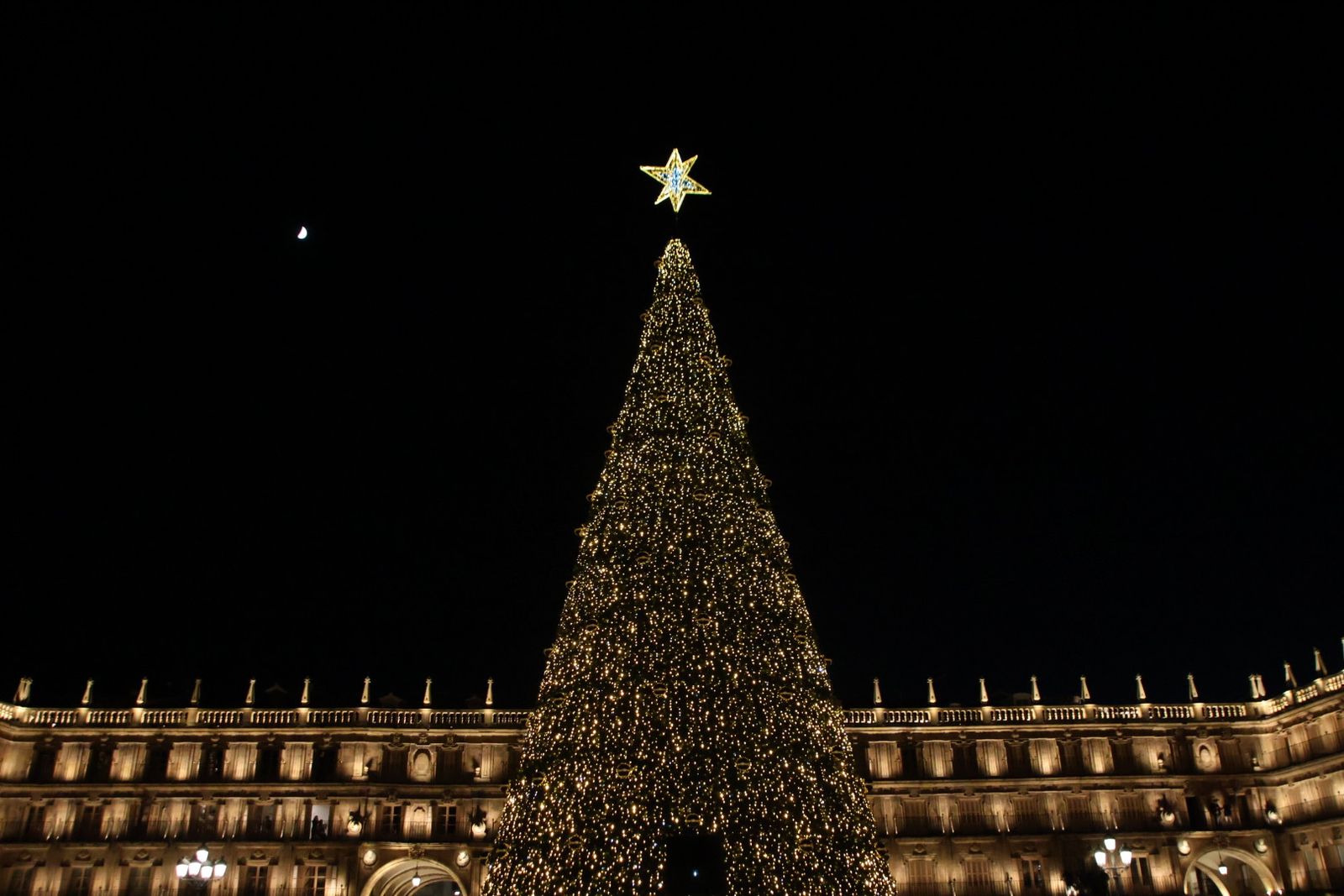 Encendido luces de Navidad en la Plaza Mayor