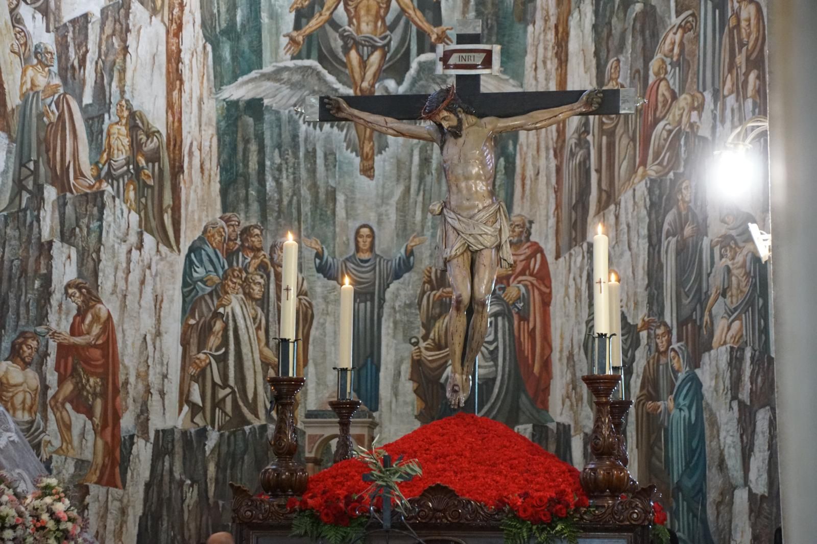 María Nuestra Madre y el Cristo del Amor y de la Paz en la procesión de la Semana Santa 2026 en Salamanca