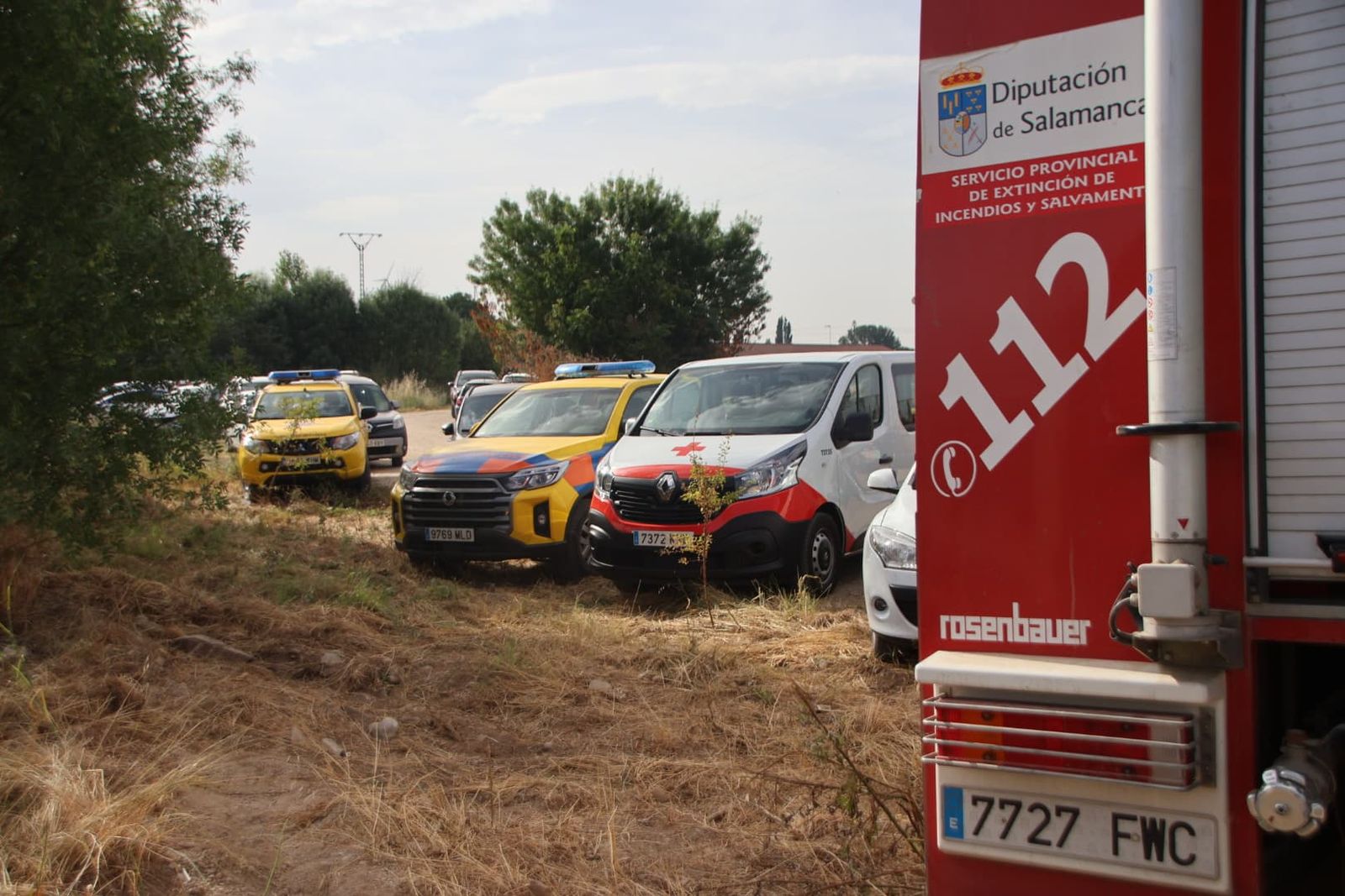 Operativo de búsqueda desplegado en Alba de Tormes para dar con el paradero del menor desaparecido en el río