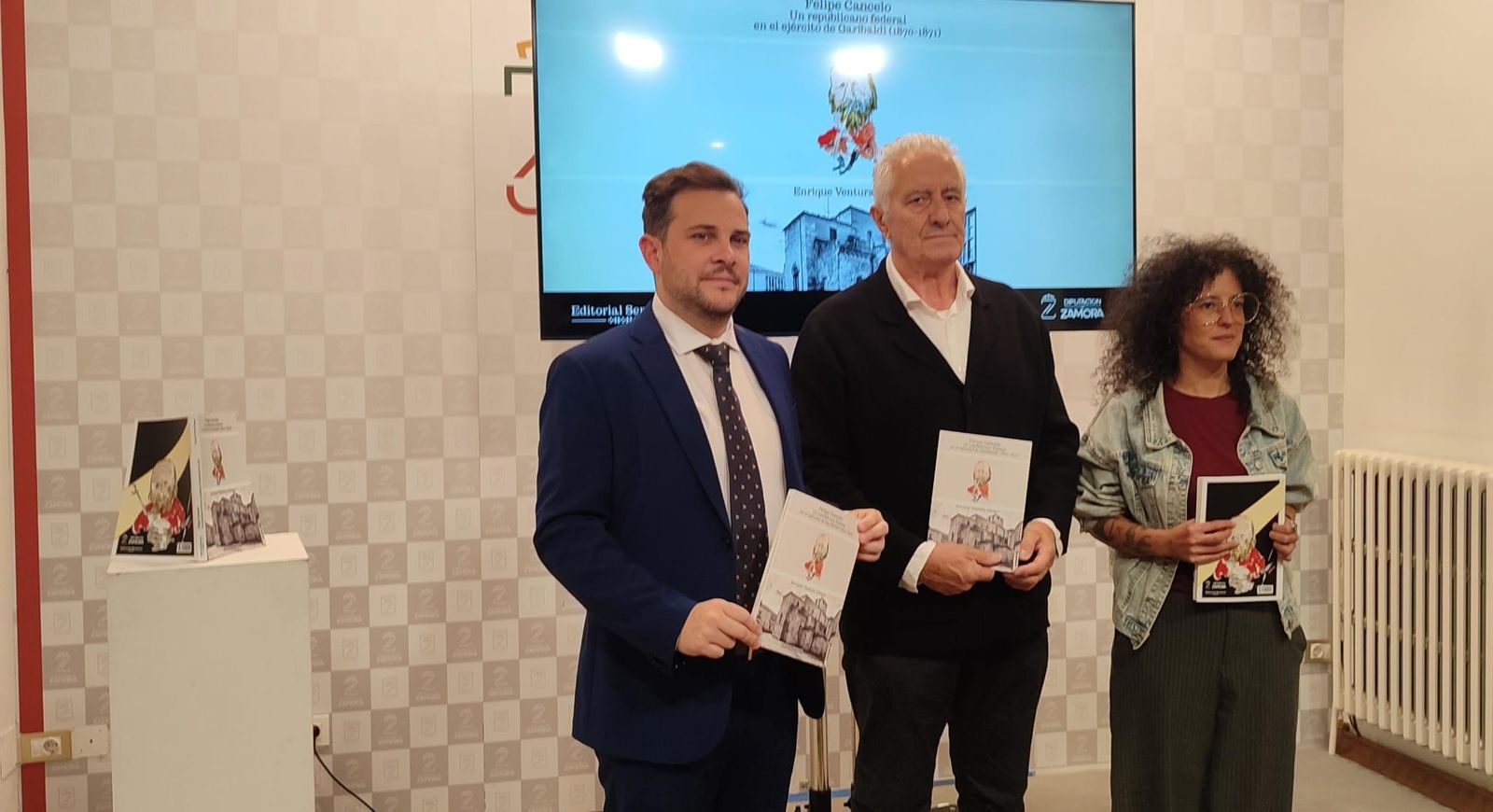 El zamorano Enrique Ventura lanza el libro ‘Felipe Cancelo. Un republicano federal en el ejército de Garibaldi’