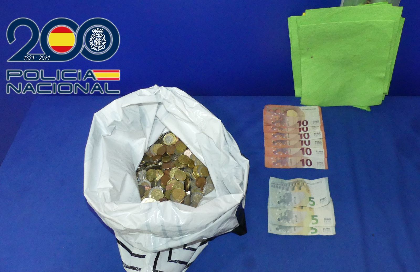 Detenido en Salamanca un varón tras robar 619 euros de una cafetería