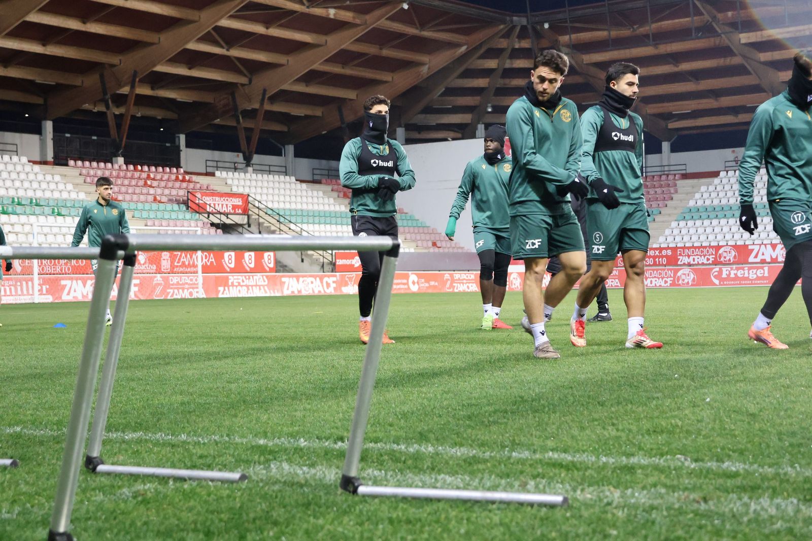 Entrenamiento del Zamora CF a puertas abiertas