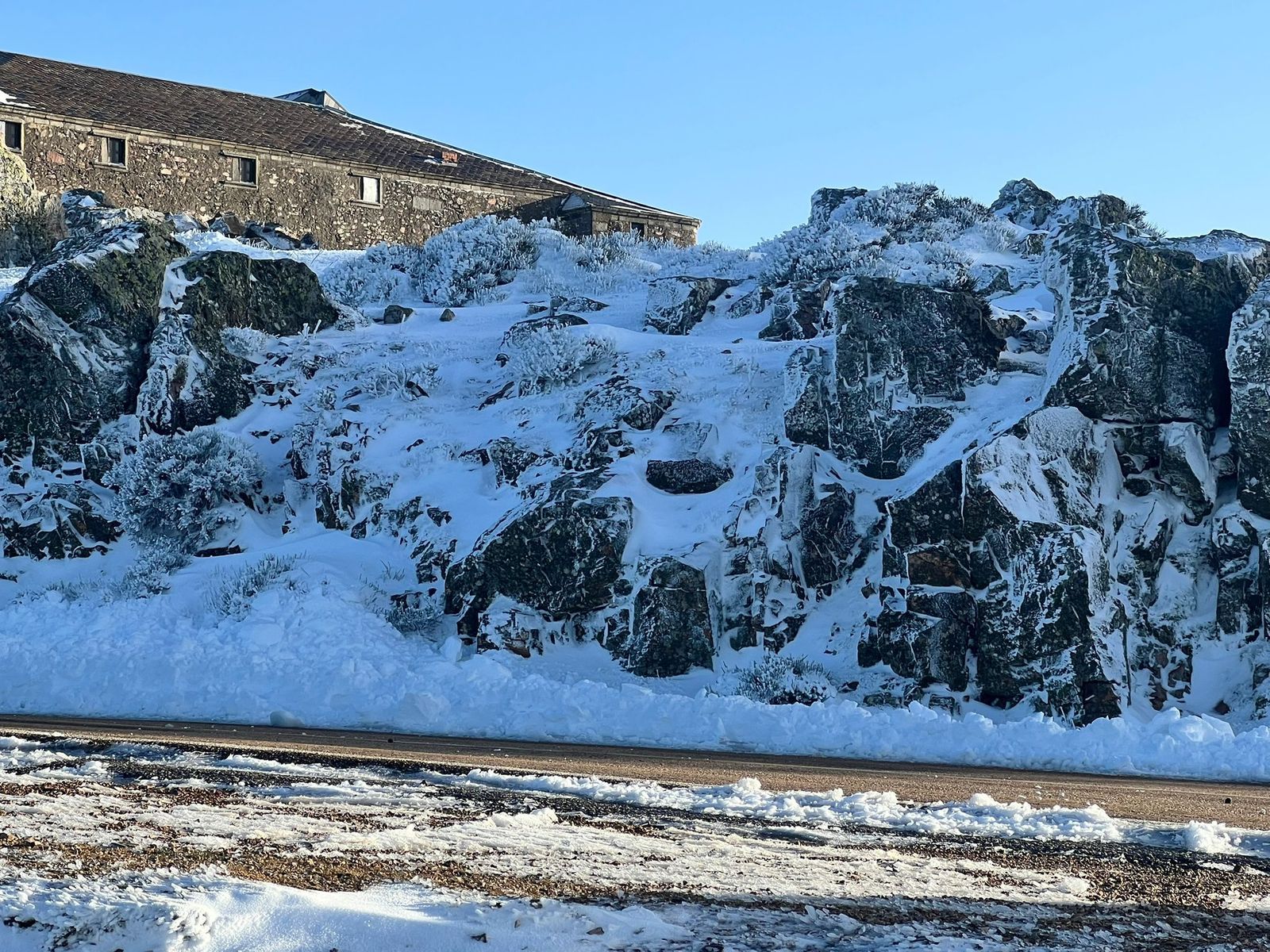 Nieve en la Peña de Francia. Salamanca. Foto S24H