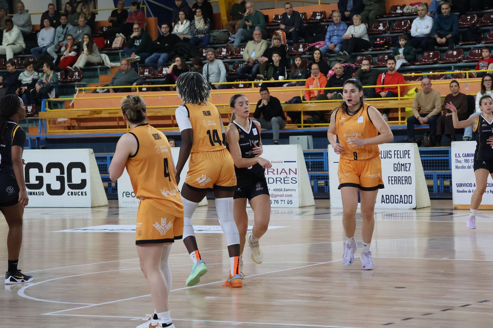 Partido entre CD Zamarat y Cajasol Baloncesto Sevilla