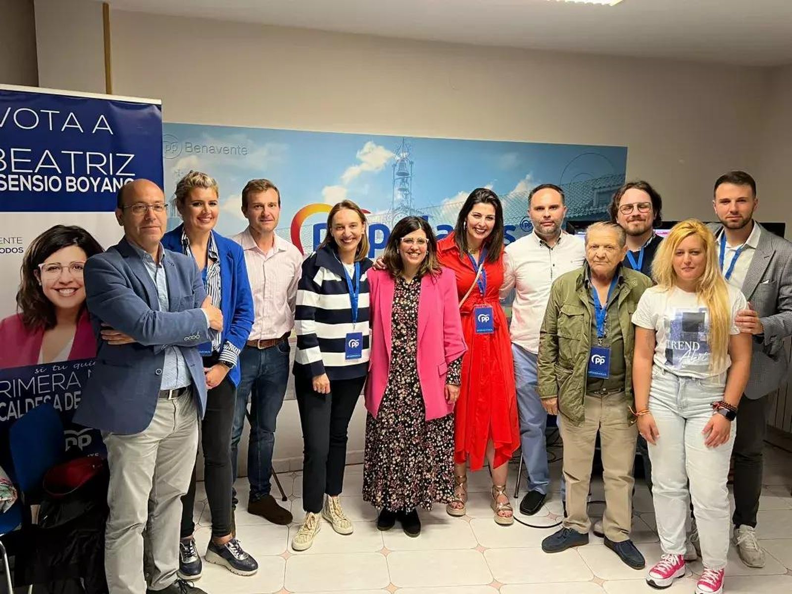 El equipo de Beatriz Asensio celebra los resultados del 28M. Benavente Digital