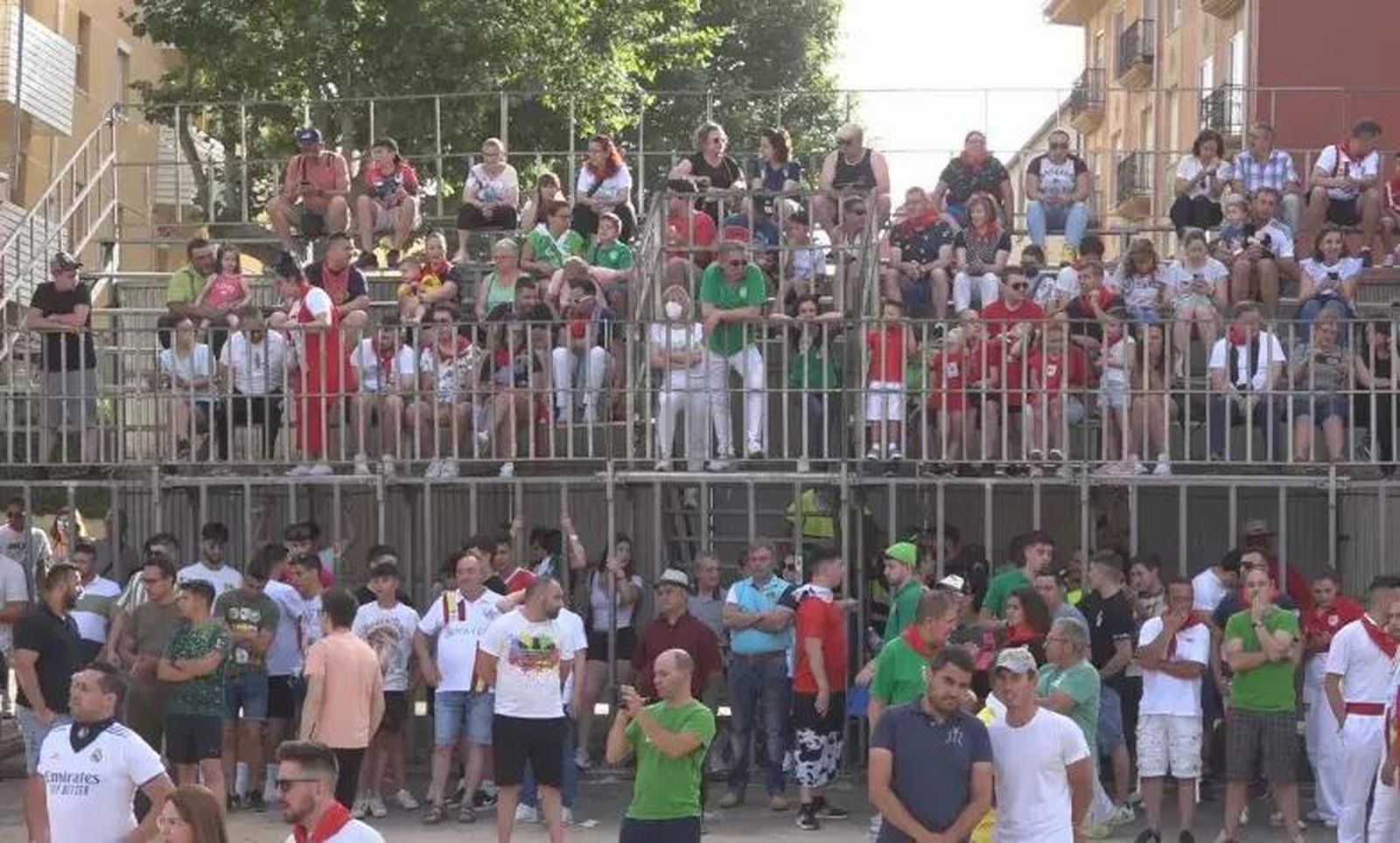 Gradas en el toril. Foto: Benaventedigital