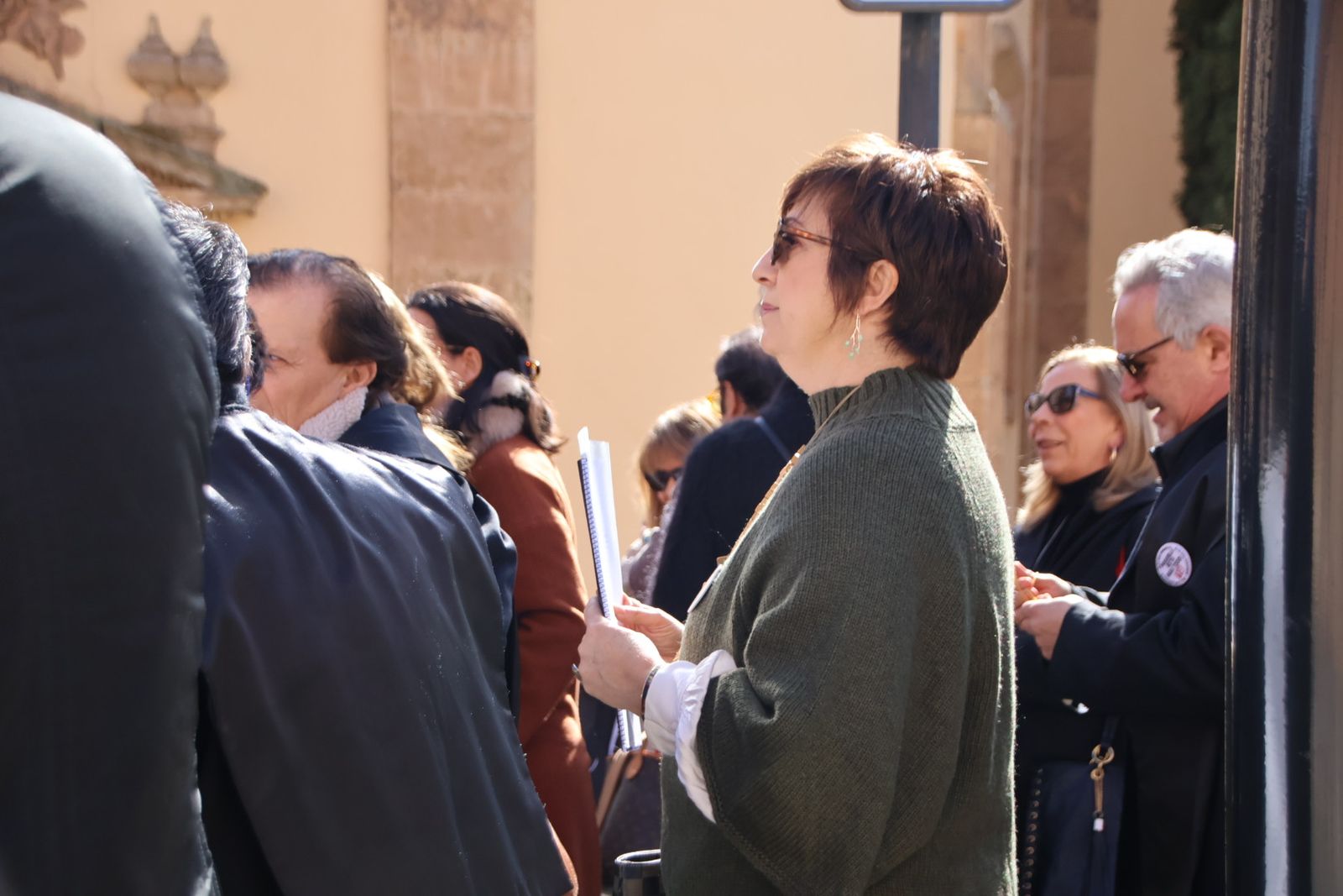 Concentración mutualistas ante la sede del PSOE