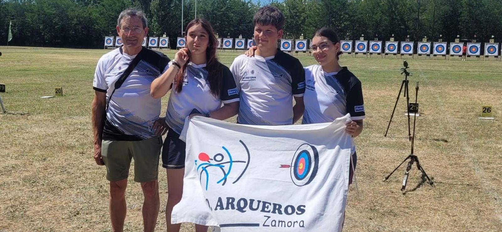Expedición del CD Arqueros Zamora en el Campeonato de España. Expedición del CD Arqueros Zamora en el Campeonato de España.