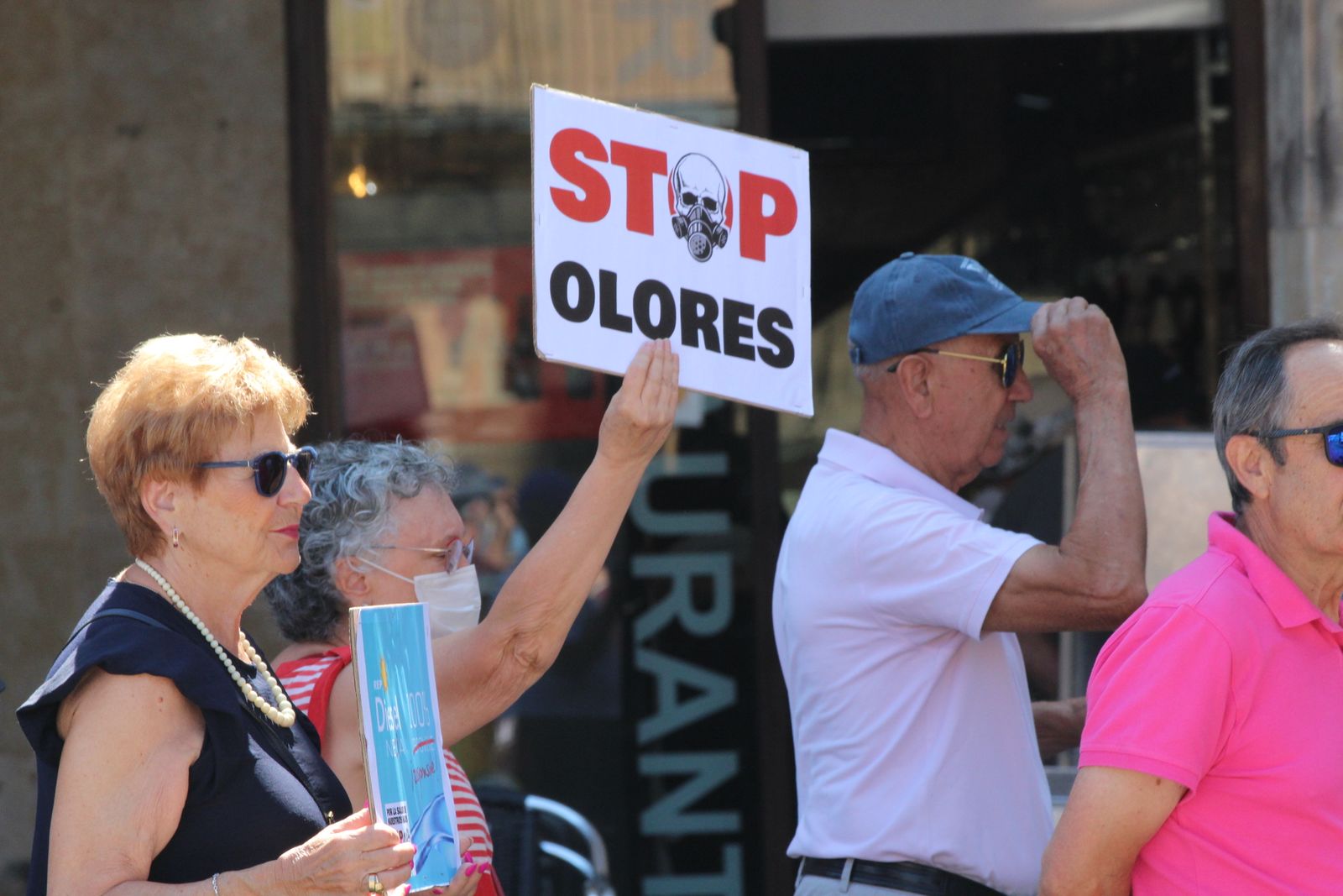 Manifestación Biogás en la Plaza Mayor de Salamanca