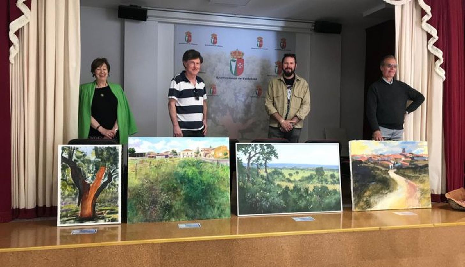 Premiados certamen pintura Valdelosa 
