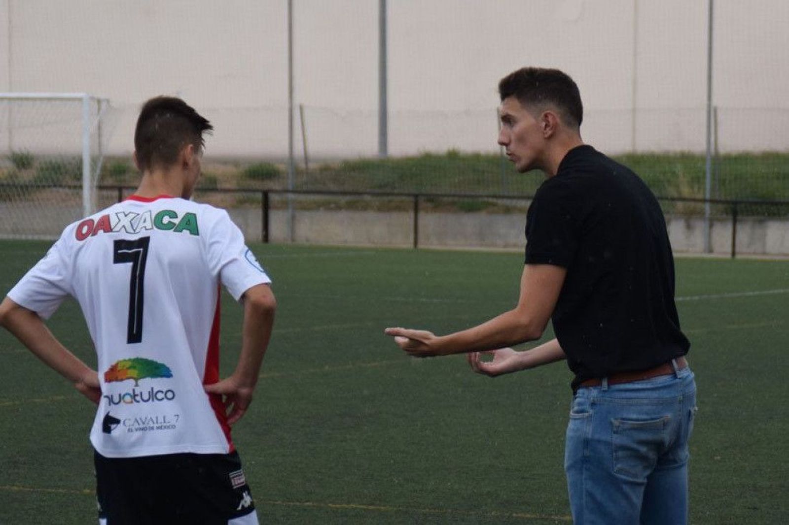 Kike Ramos dando instrucciones Kike Ramos dando instrucciones