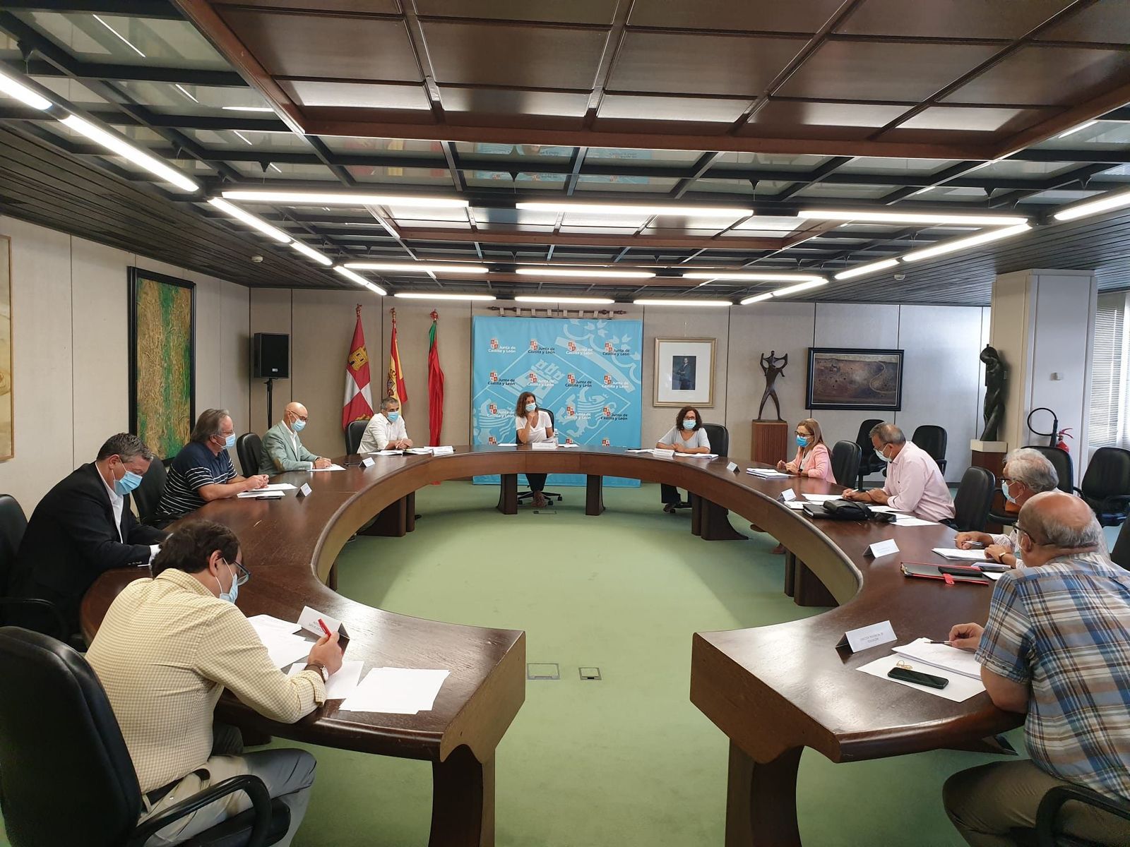 La delegada territorial preside la reunión del CECOPI