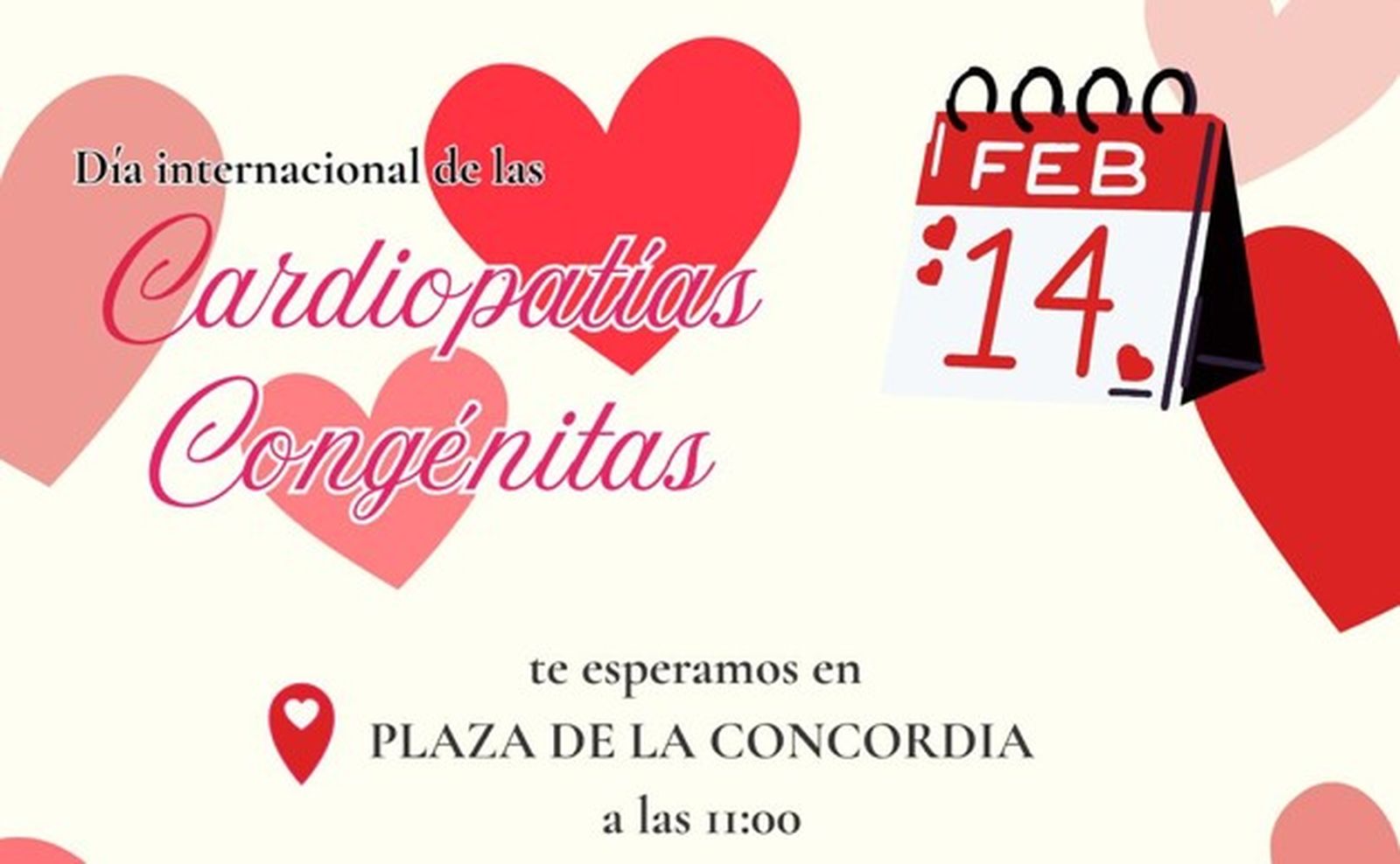 Cartel de la marcha solidaria de 'Corazones Guerreros'