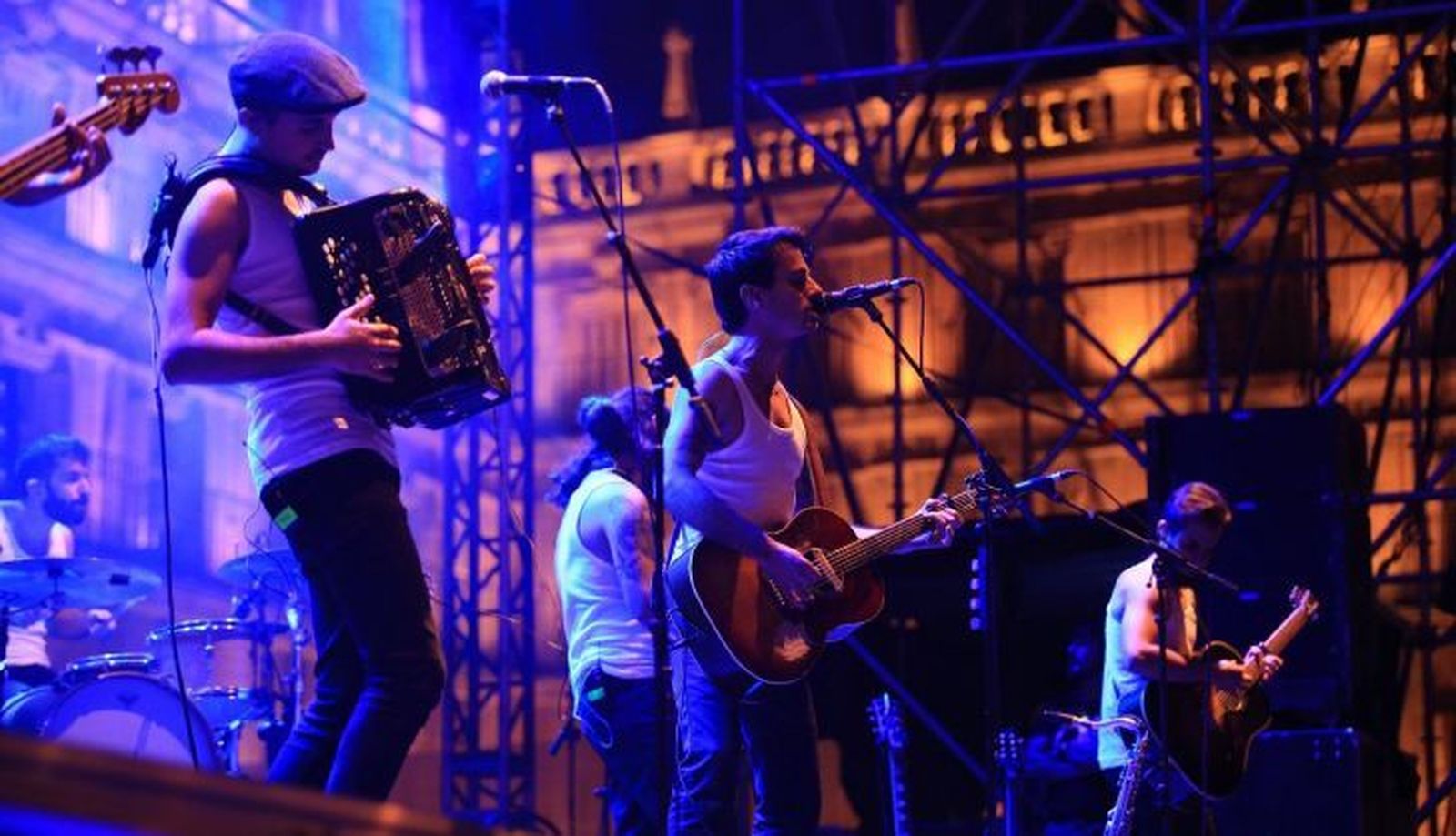 Concierto de la M.O.D.A. en la Plaza Mayor de Salamanca