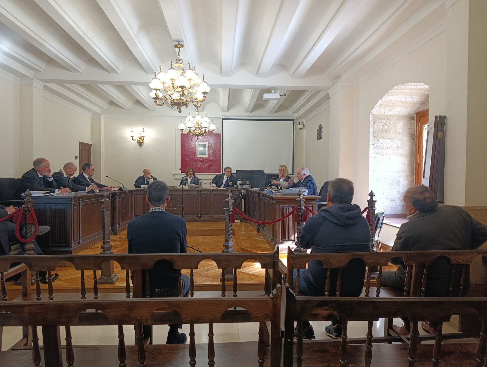 Acusados de estafa en el juicio celebrado esste jueves en la Audiencia Provincial de Zamora