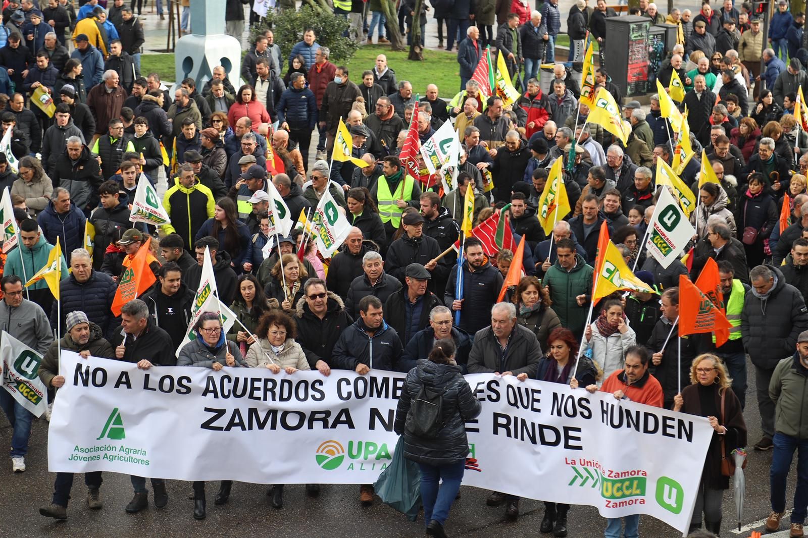 Manifestacion de agricultores y ganaderos este jueves
