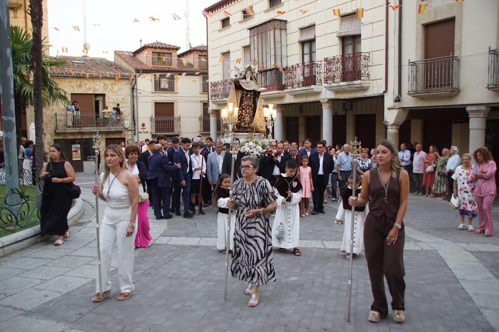 Procesión del regreso a clausura de Santa Teresa de Jesús