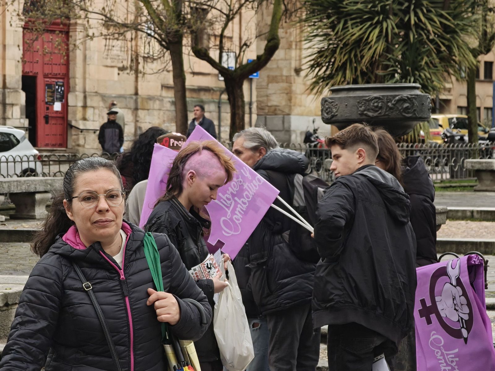 Los estudiantes de Salamanca se manifiestan por el 8M