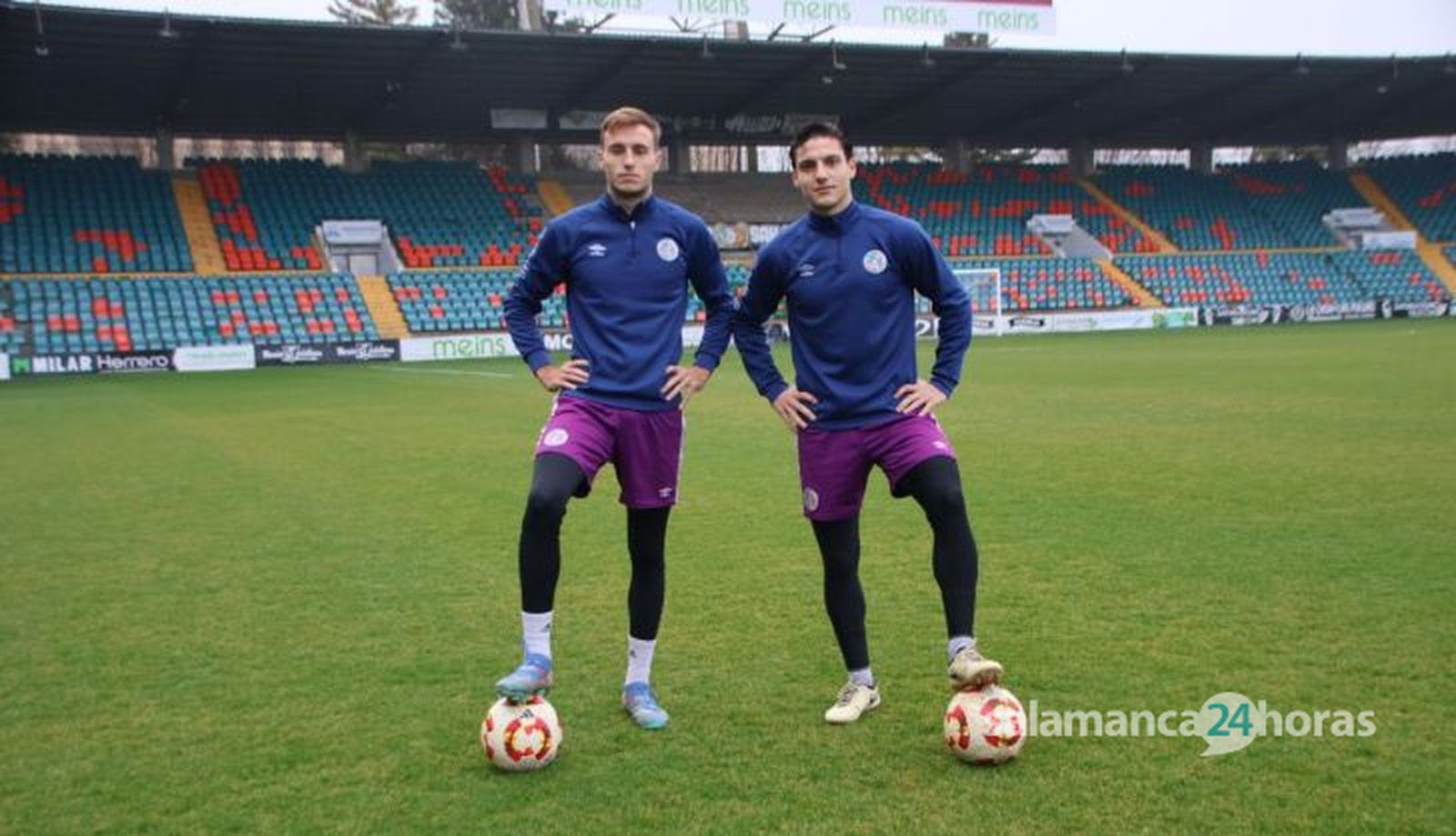 Presentación Ángel García y Tomás Berardozzi en Salmanaca CF UDS Presentación Ángel García y Tomás Berardozzi en Salmanaca CF UDS