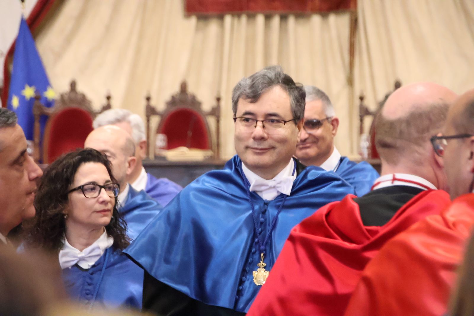 Llegada de S.M el Rey Felipe VI al paraninfo de la Universidad de Salamanca e Investidura de Sergio Mattarella como doctor ‘honoris causa’ de la USAL