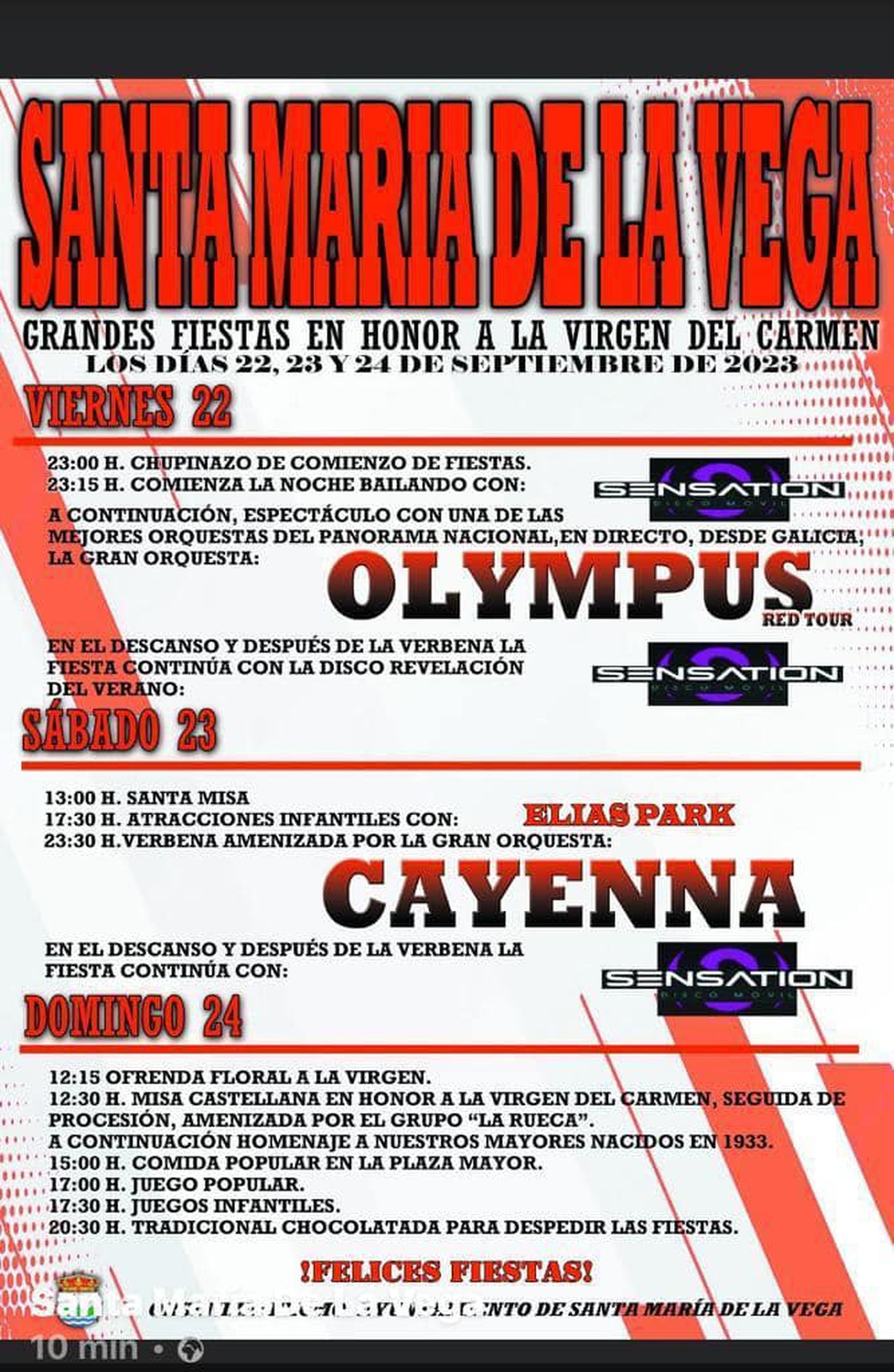 Fiestas Santa María de la Vega