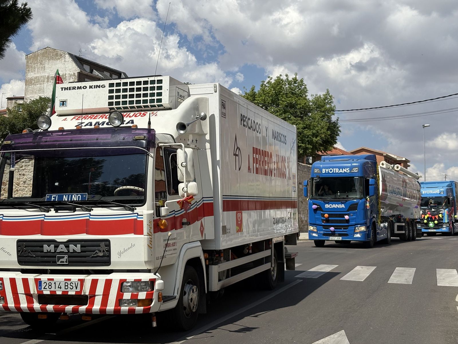 GALERÍA | Los transportistas celebran San Cristobal por las calles de Zamora