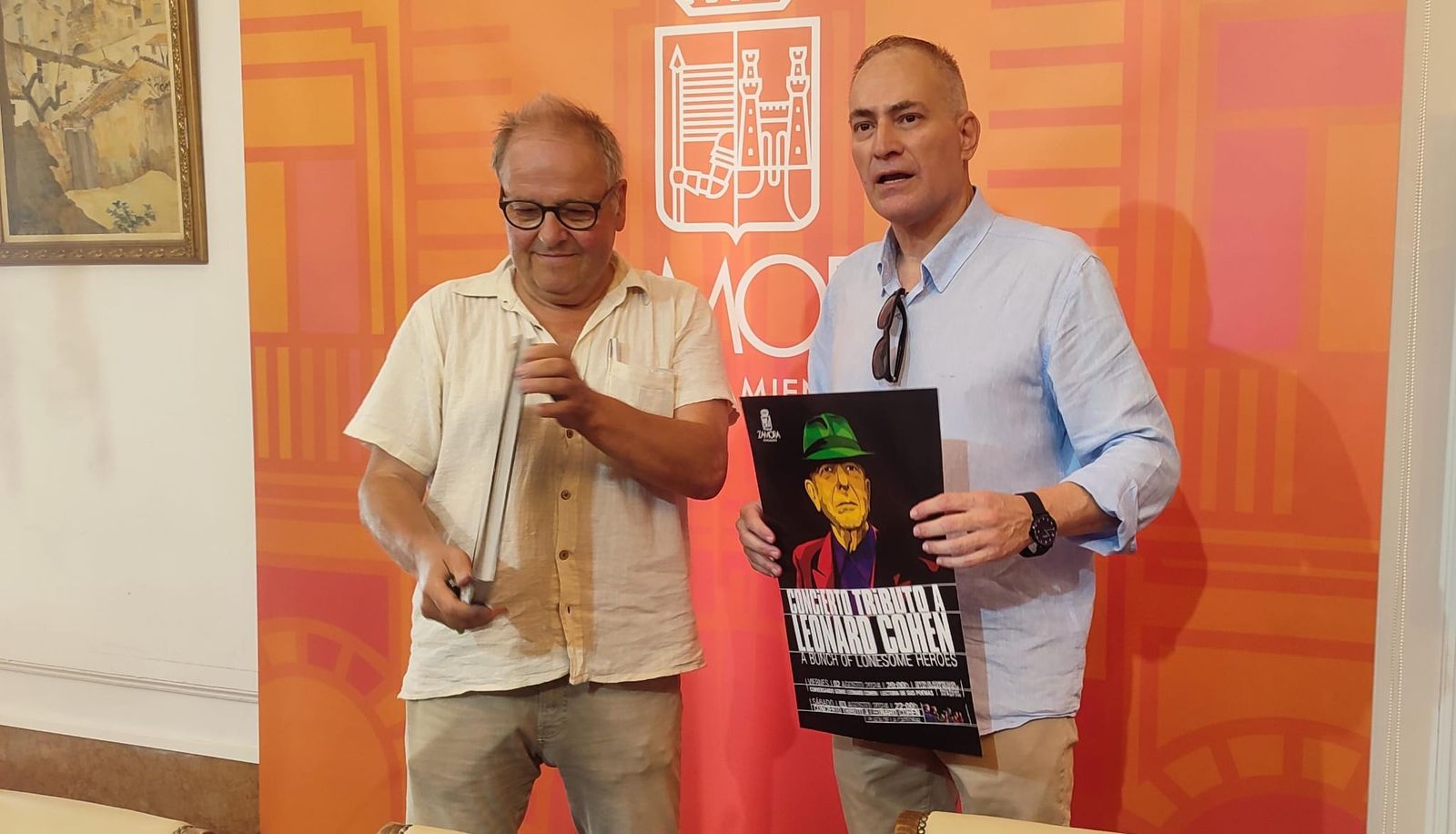 Presentación del tributo a Leonard Cohen