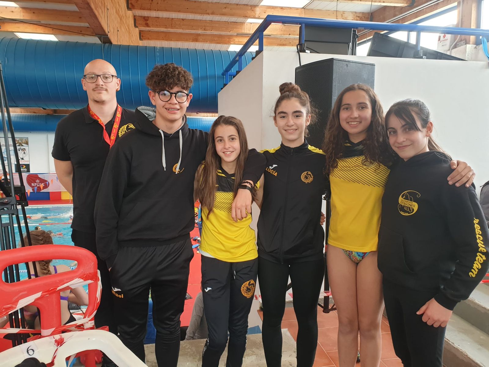 Integrantes del club en el campeonato