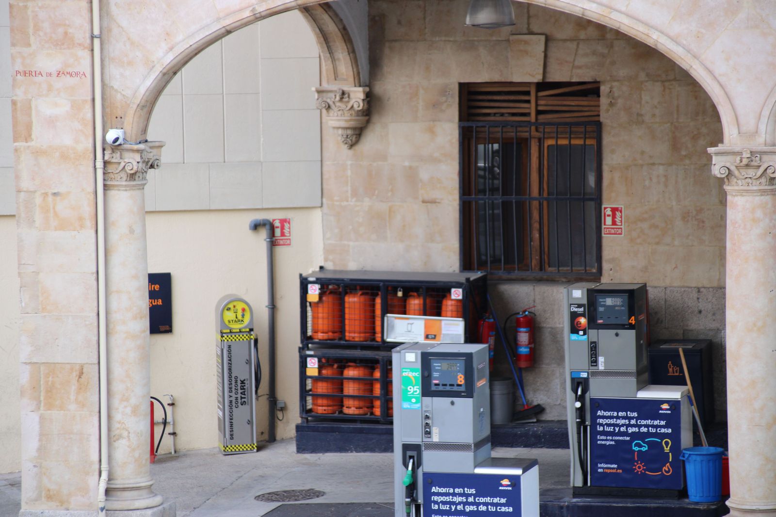Gasolinera de la Puerta de Zamora, en Salamanca