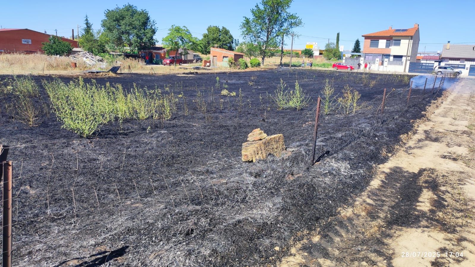 incendio Casaseca de las Chanas