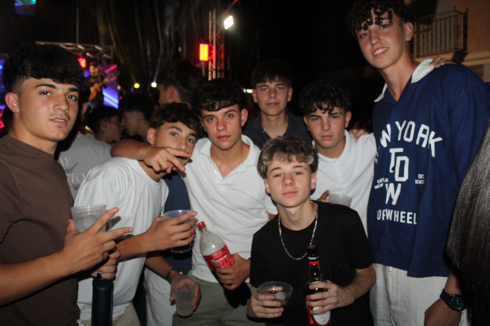 Salamanca de noche, sábado 16 de agosto