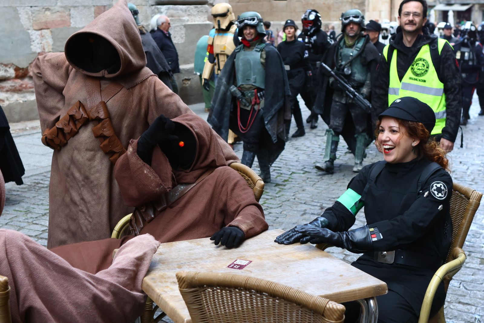 Desfile de Star Wars por el centro de Salamanca