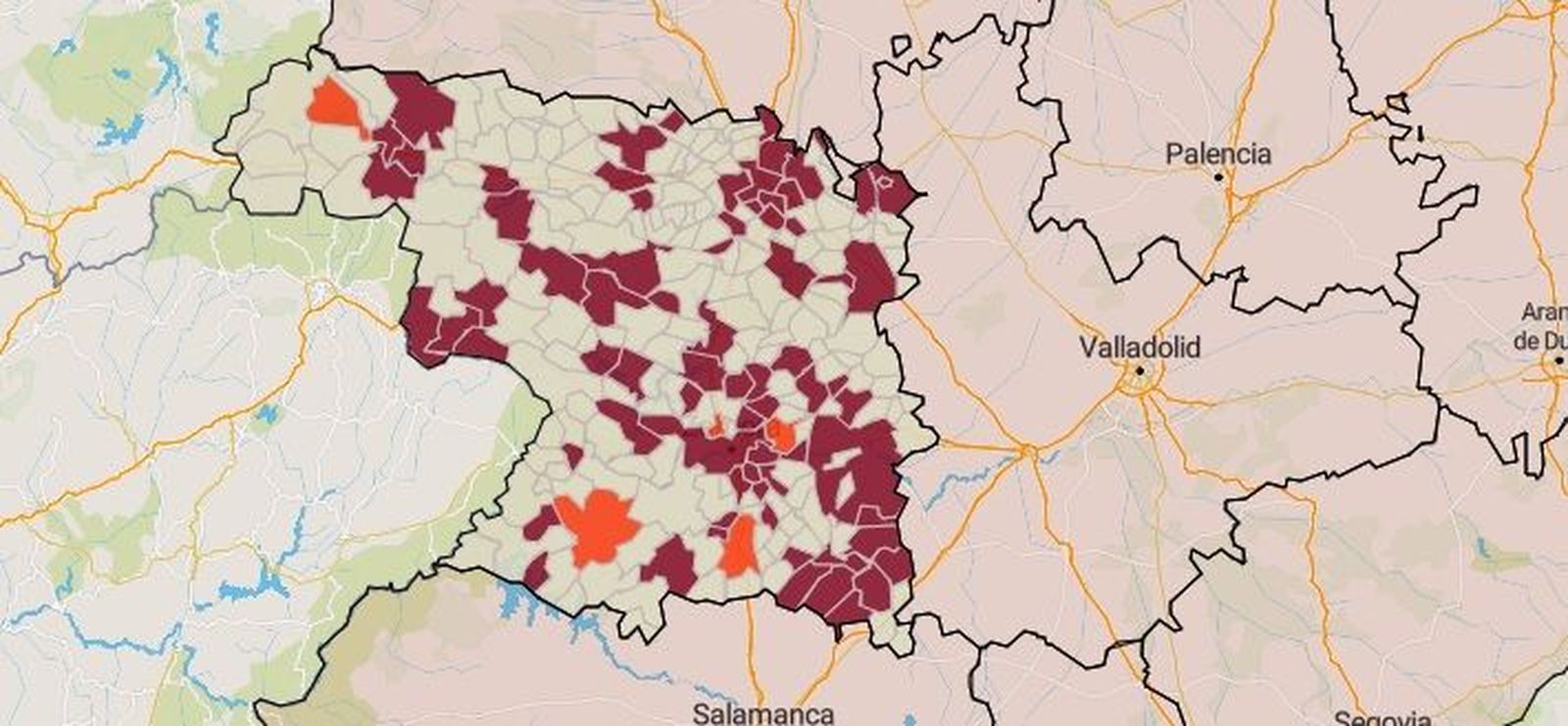 Municipios de Zamora en riesgo este lunes