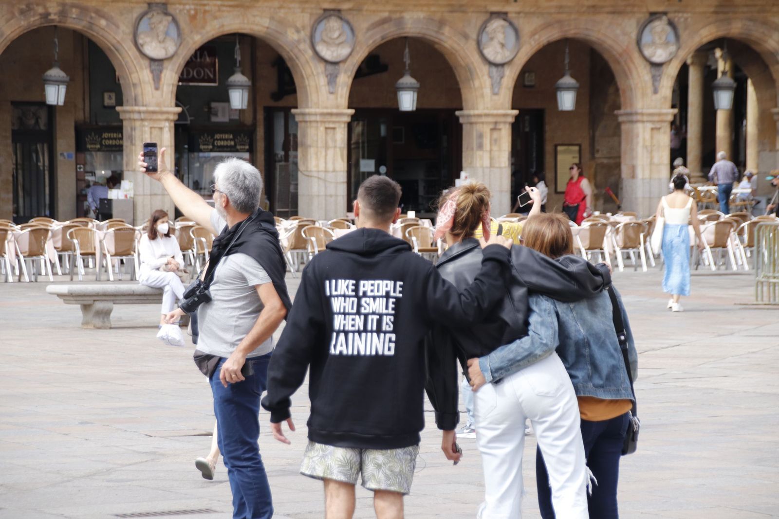 Turistas en Salamanca