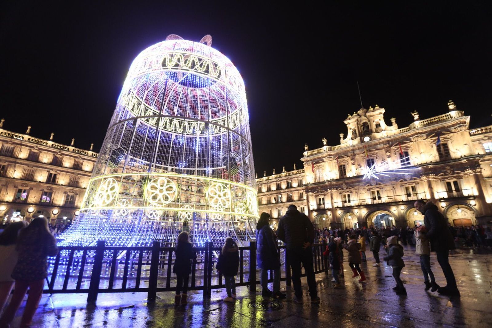 Navidad en Salamanca. Foto de archivo