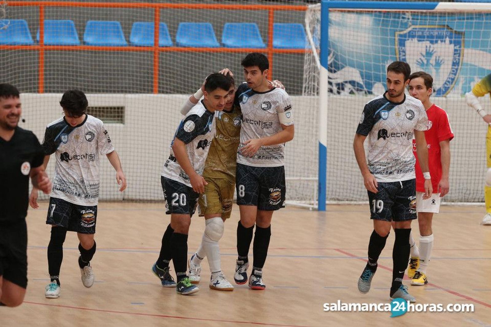 El Salamanca FS, una 'piña' en la pista.